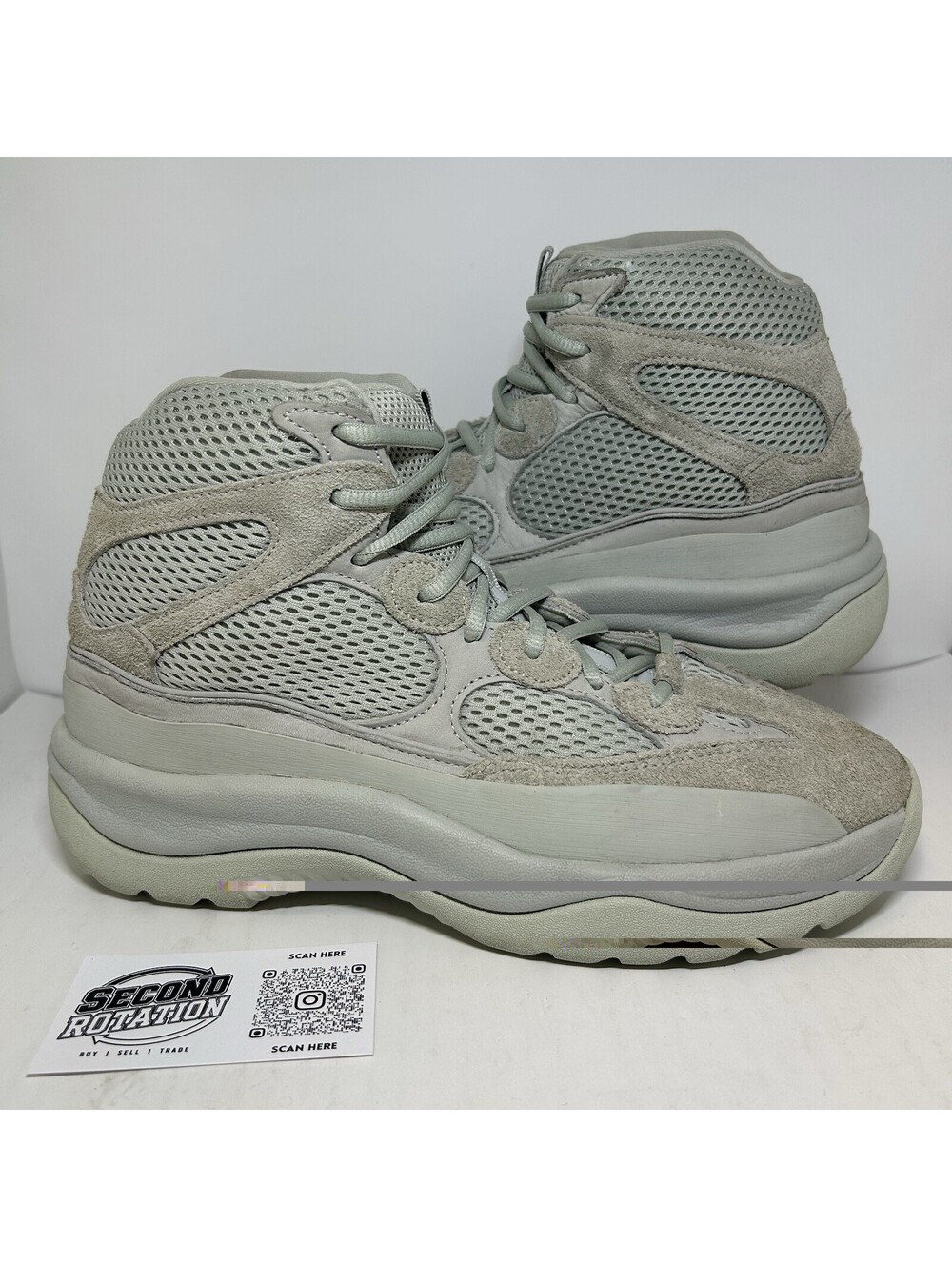 Adidas Yeezy Desert Boot Salt - Size 9.5 OG ALL - (FV5677)